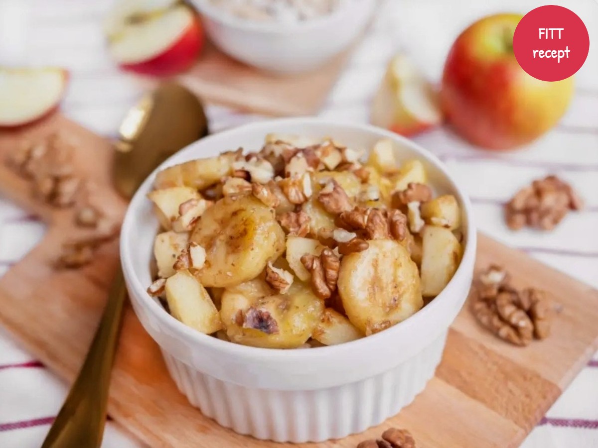 Bővebben a cikkről Kása sült almával és banánnal