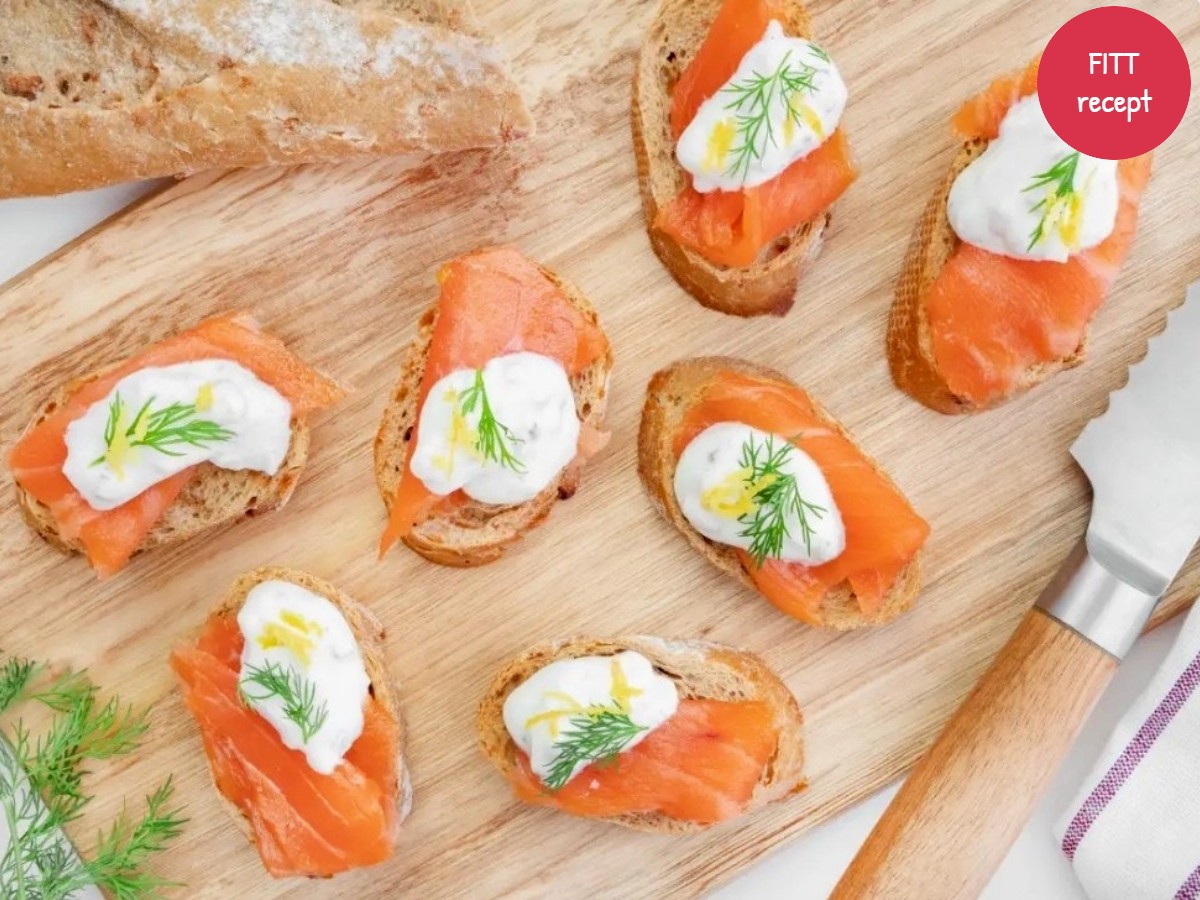 Bővebben a cikkről Füstölt lazacos crostini