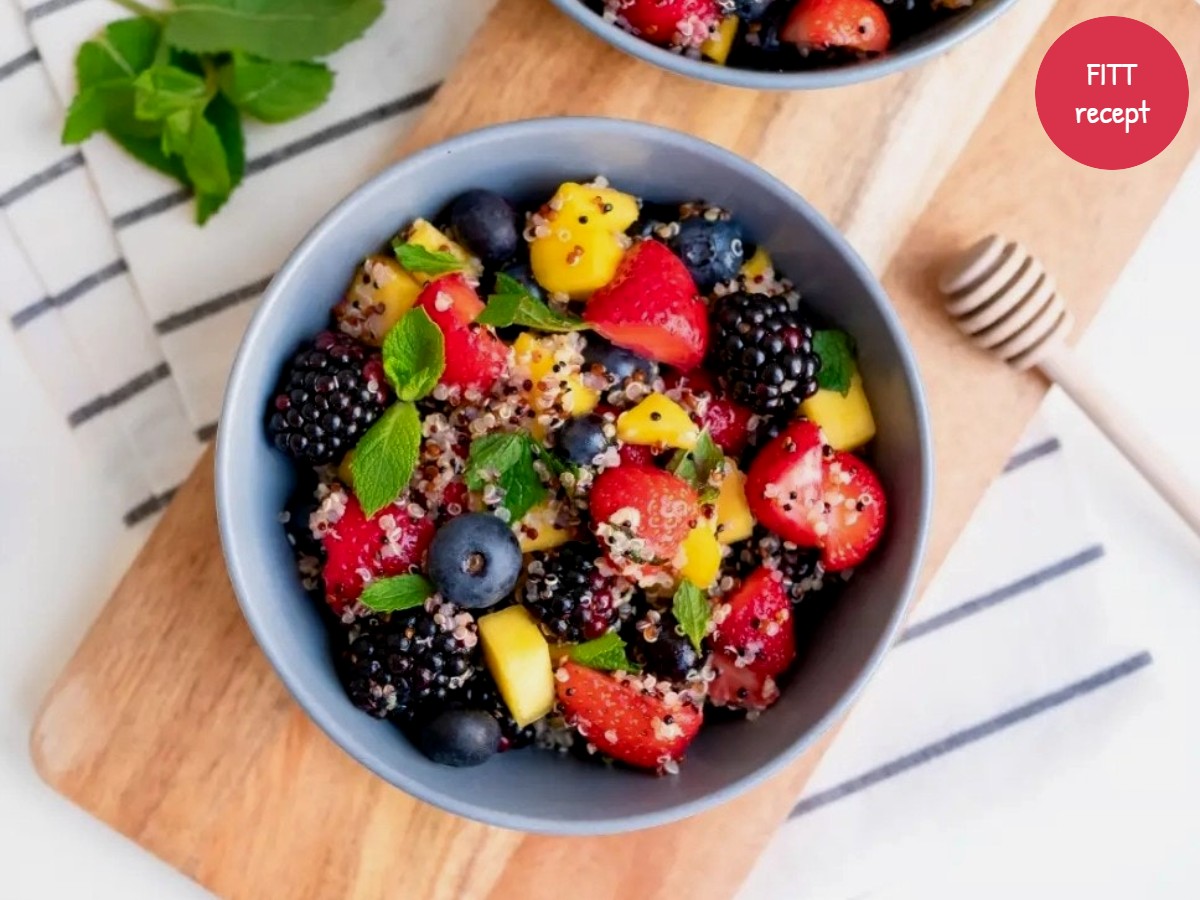 Bővebben a cikkről Gyümölcsös-quinoás saláta
